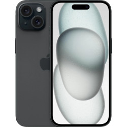 APPLE iPhone 15 5G 128 GB Schwarz Dual SIM