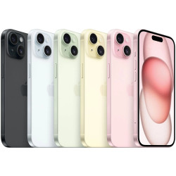 APPLE iPhone 15 5G 128 GB Schwarz Dual SIM