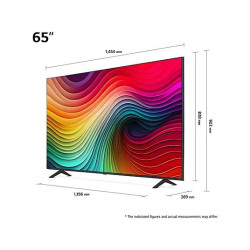 LG 65NANO81T6A NanoCell TV (Flat, 65 Zoll / 165 cm, UHD 4K, SMART TV, webOS 24 mit LG ThinQ)