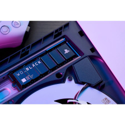 WD. BLACK™ SN850P NVMe™ SSD mit Heatsink für PS5®-Konsolen, 8 TB, Gaming SSD, Solid State Drive, Schwarz