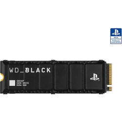 WD_BLACK SN850P NVMe™ mit Heatsink für PS5 Konsolen™, 2 TB, Gaming SSD, Schwarz