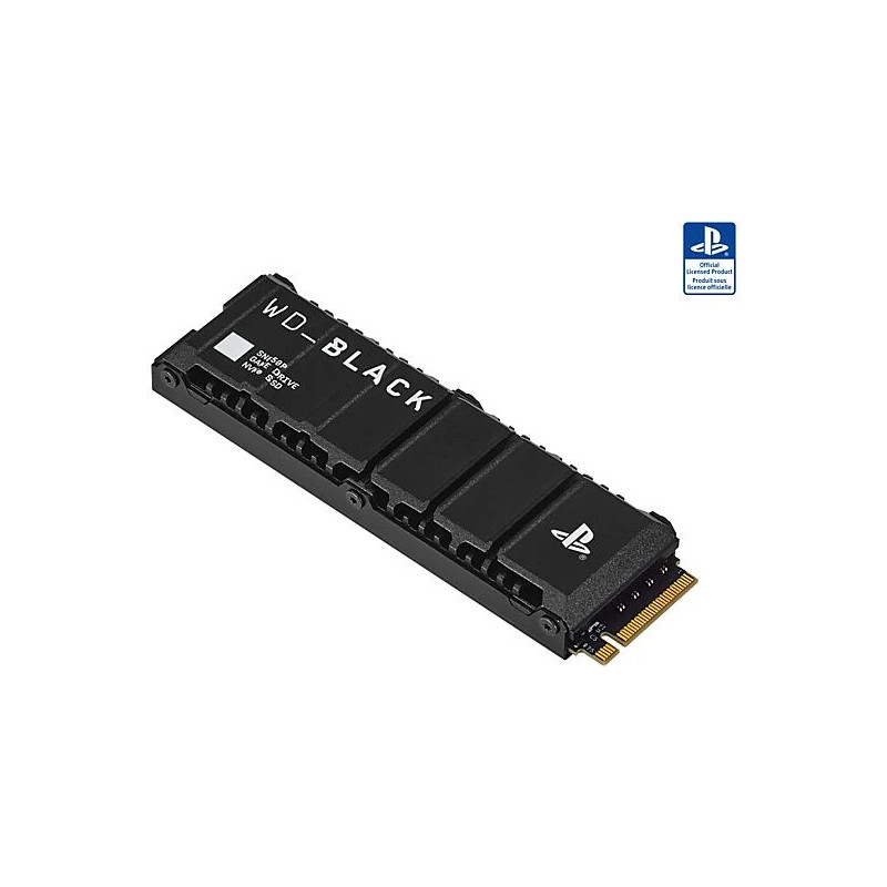 WD_BLACK SN850P NVMe™ mit Heatsink für PS5 Konsolen™, 2 TB, Gaming SSD, Schwarz