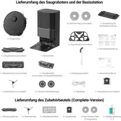 DREAME X40 Ultra Complete Schwarz Saugroboter